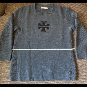 Tory Burch T Logo Crew Neck Sweater - Medium